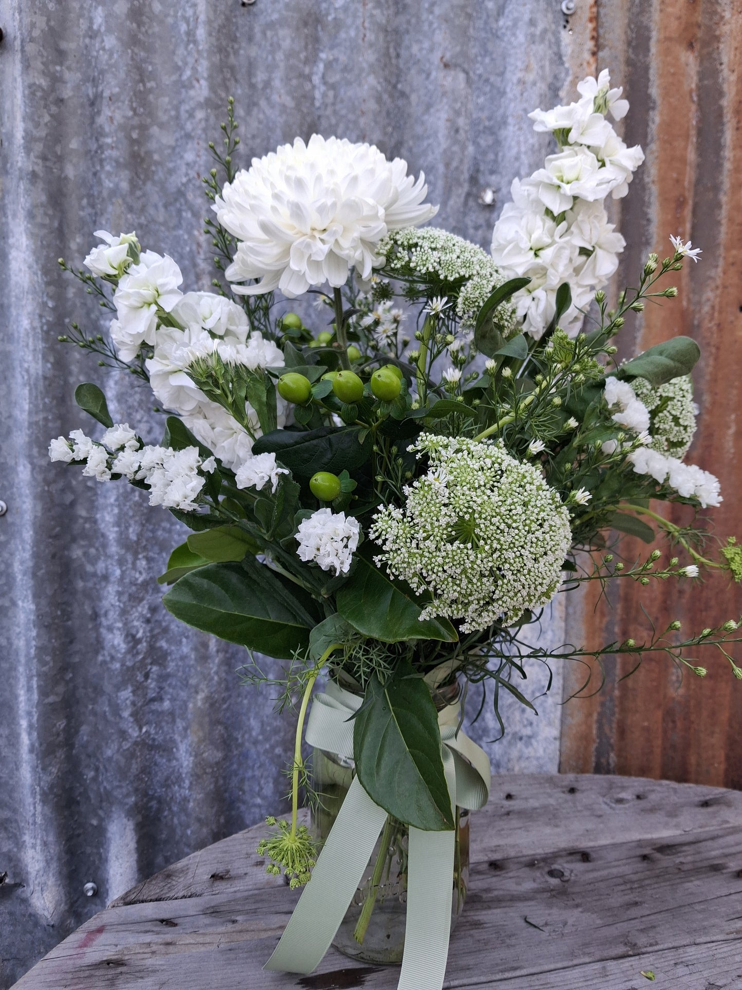 Fresh Posy in jar
