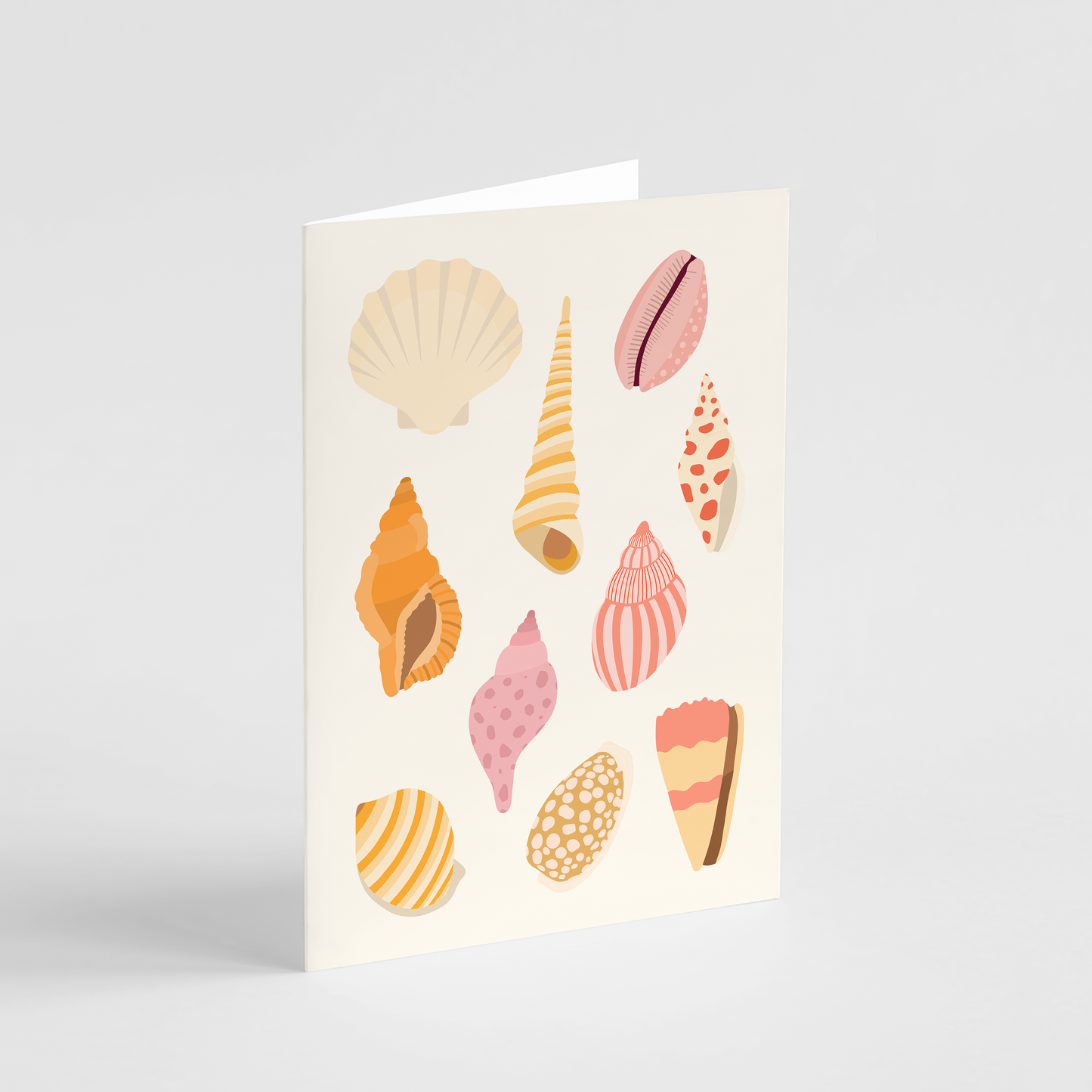 Seashell Card - Coastal Everyday Thank You Birthday Card