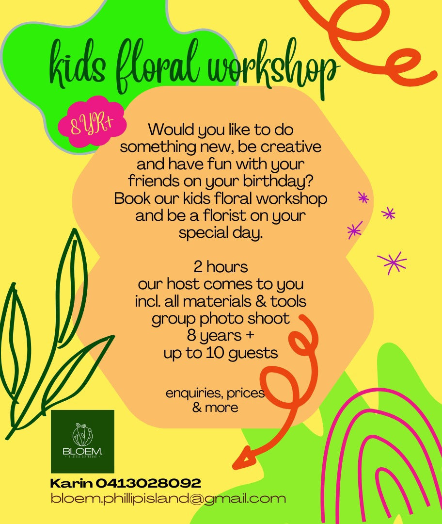 Kids Flower Crown Workshop