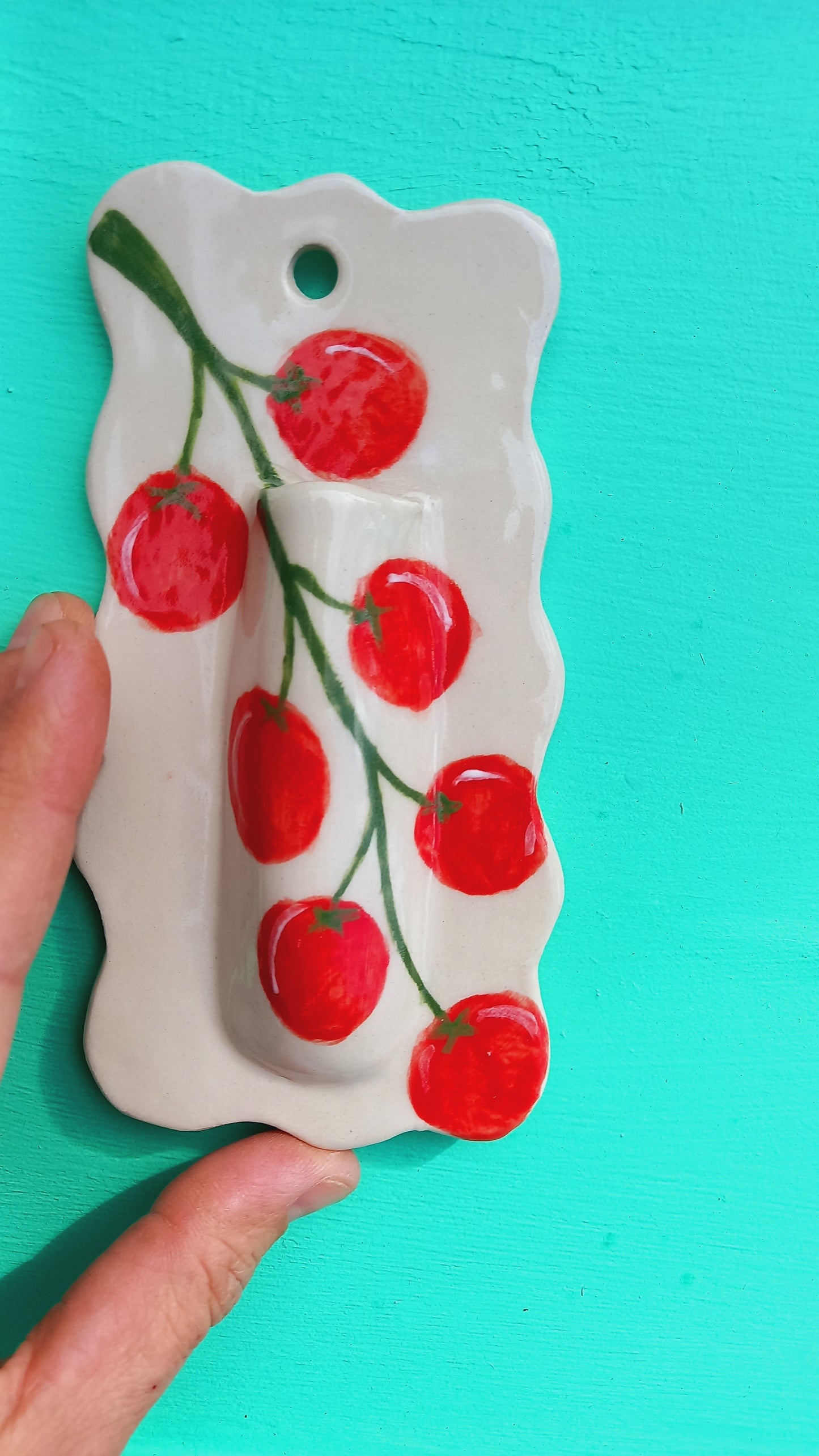 Tiny Wall Vase/ Truss Tomato