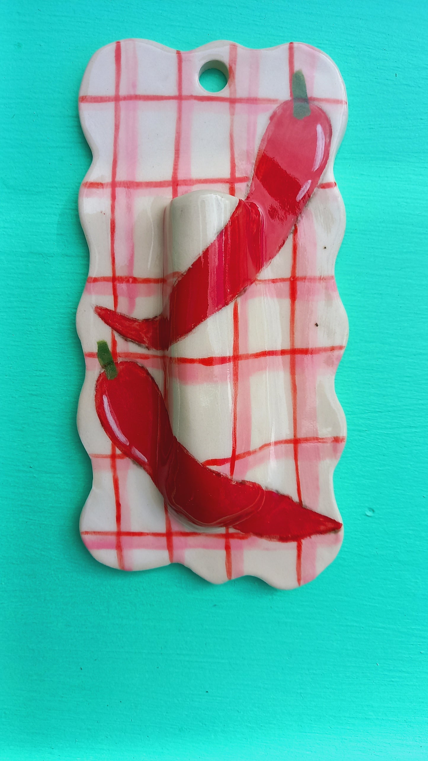 Tiny Wall Vase/ Chilli Pepper