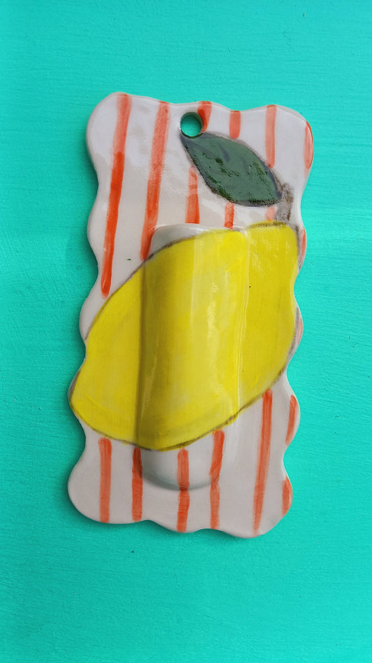 Tiny wall Vase/ Limone