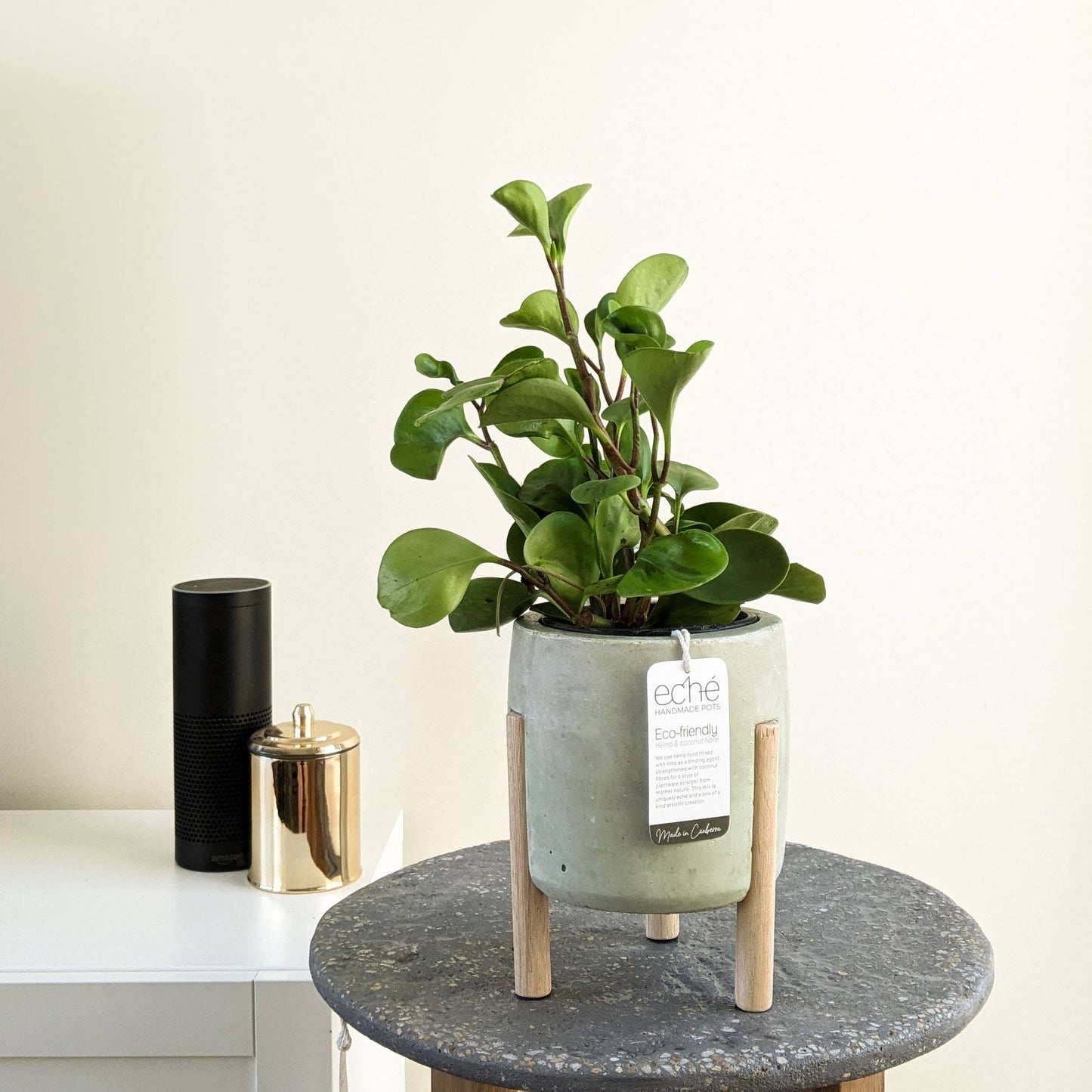 Hemp & Coconut fibre 3-Leg Pot, Handcrafted in Australia