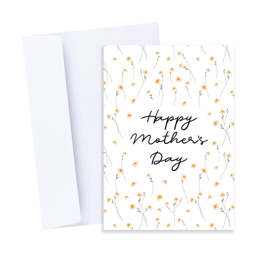 Happy Mother's Day Daisy Card - Mother's Day Greeting Card