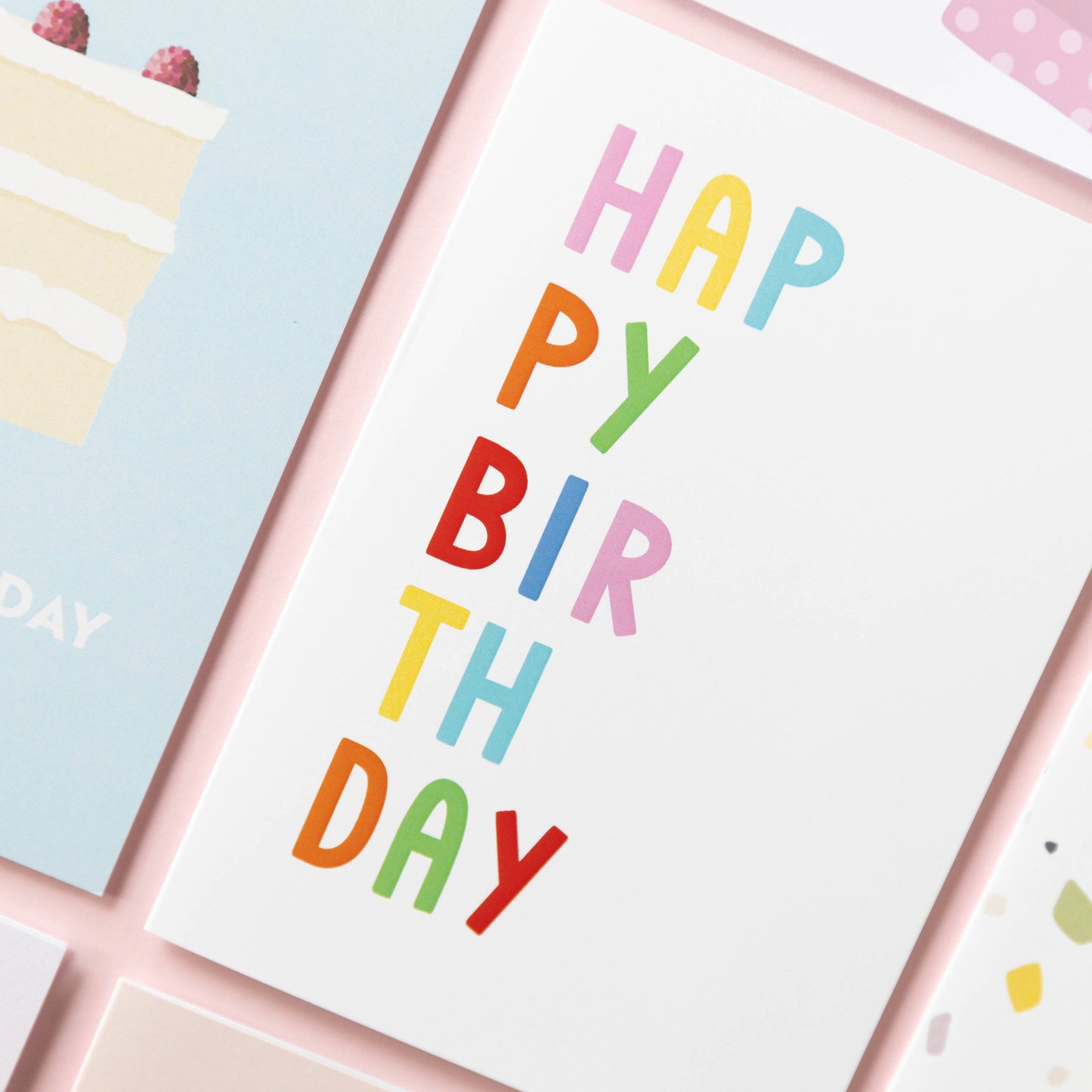 Colourful Happy Birthday Card - Fun and Bright Bday Card