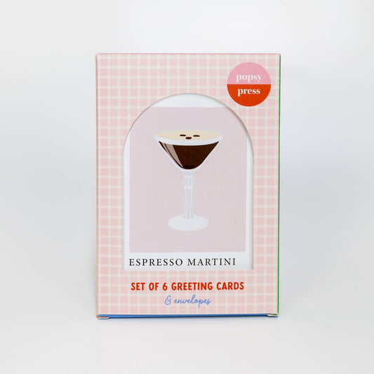Cocktail Recipe Greeting Card Box Set - Cocktail Card Set