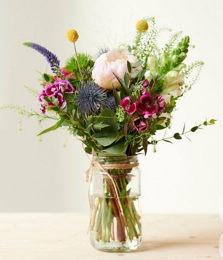 Fresh Posy in jar