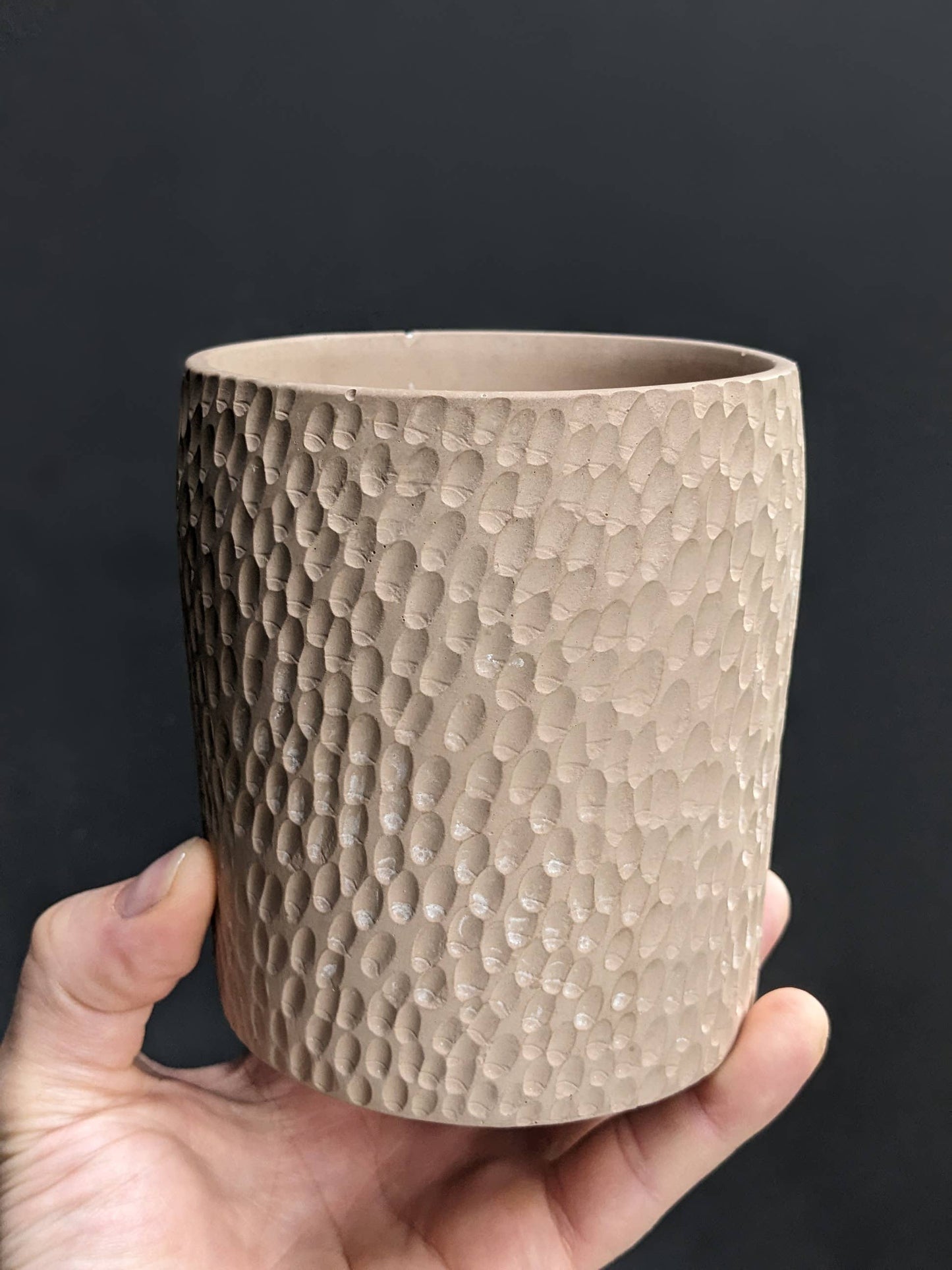 Cylinder and Seashell designer pots