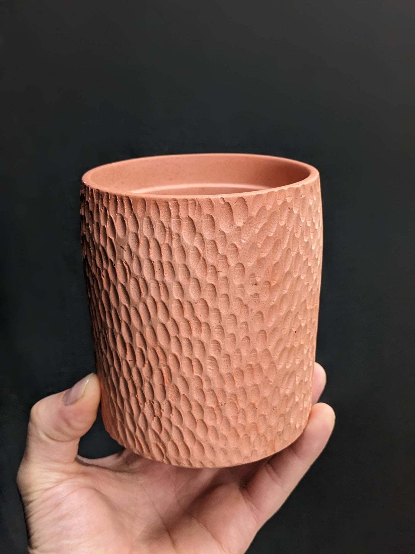 Cylinder and Seashell designer pots