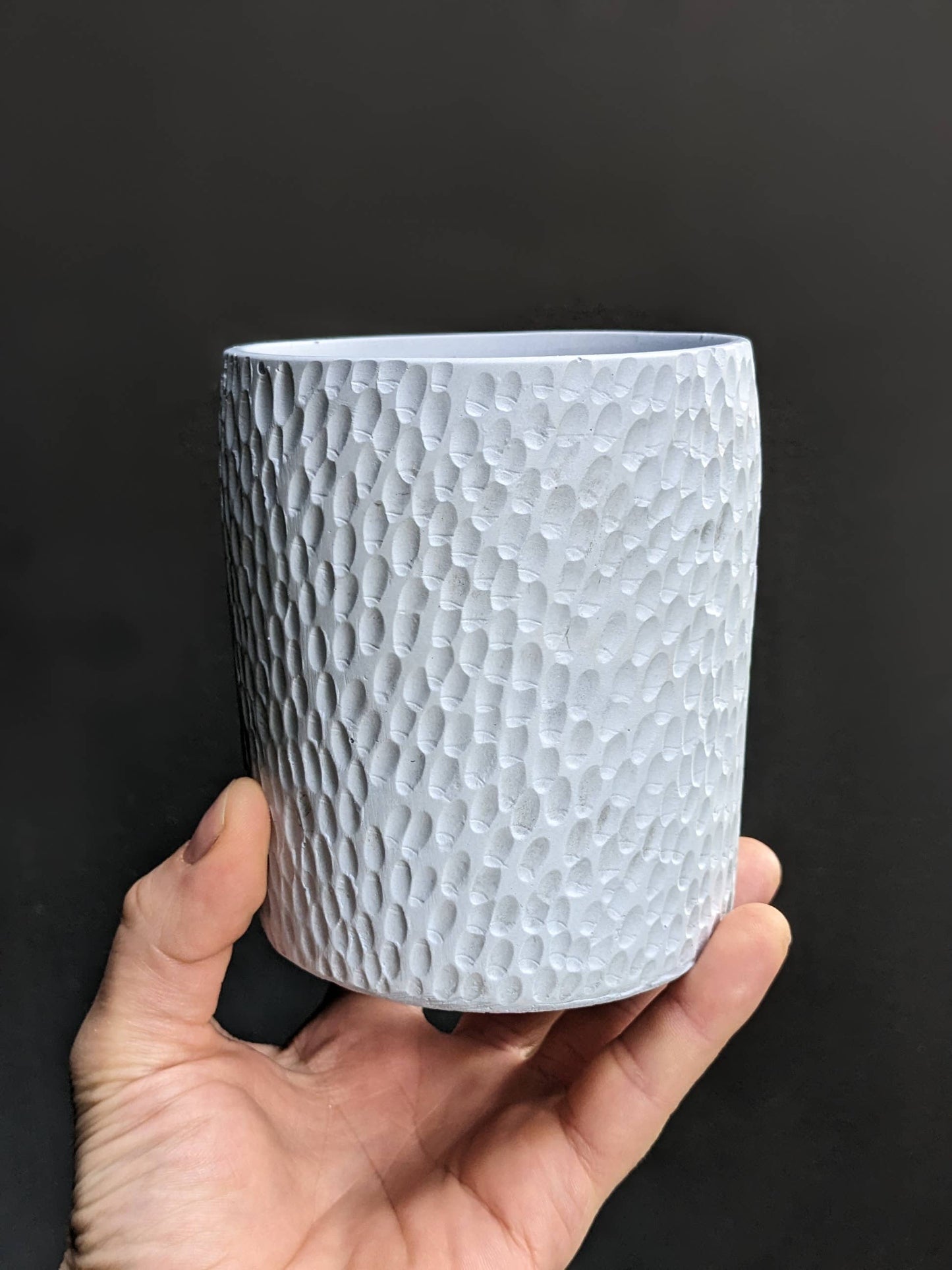Cylinder and Seashell designer pots
