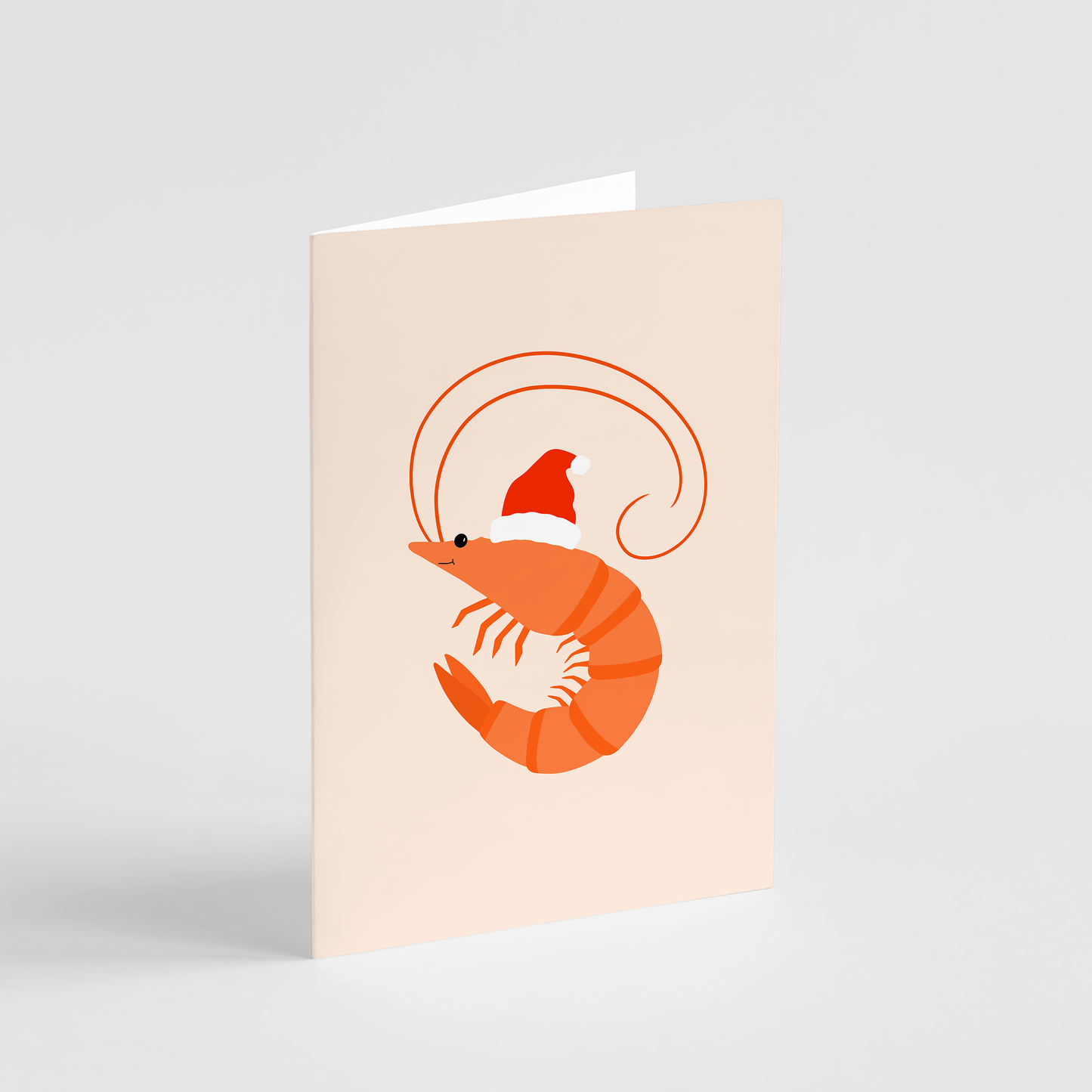 Prawn Christmas Card - Quirky Funny Australian Xmas Card