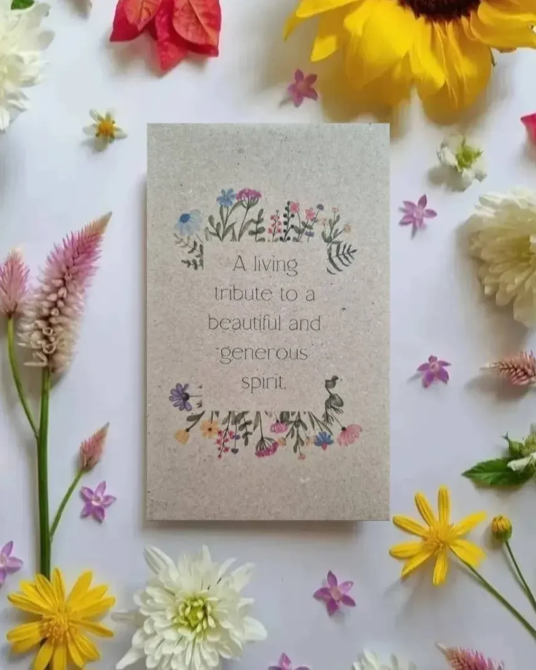 A Living Tribute - Wildflower Seeds