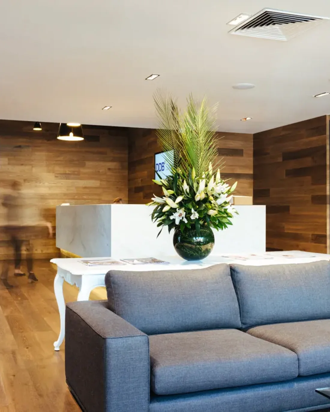 Floral Arrangements in the workspace