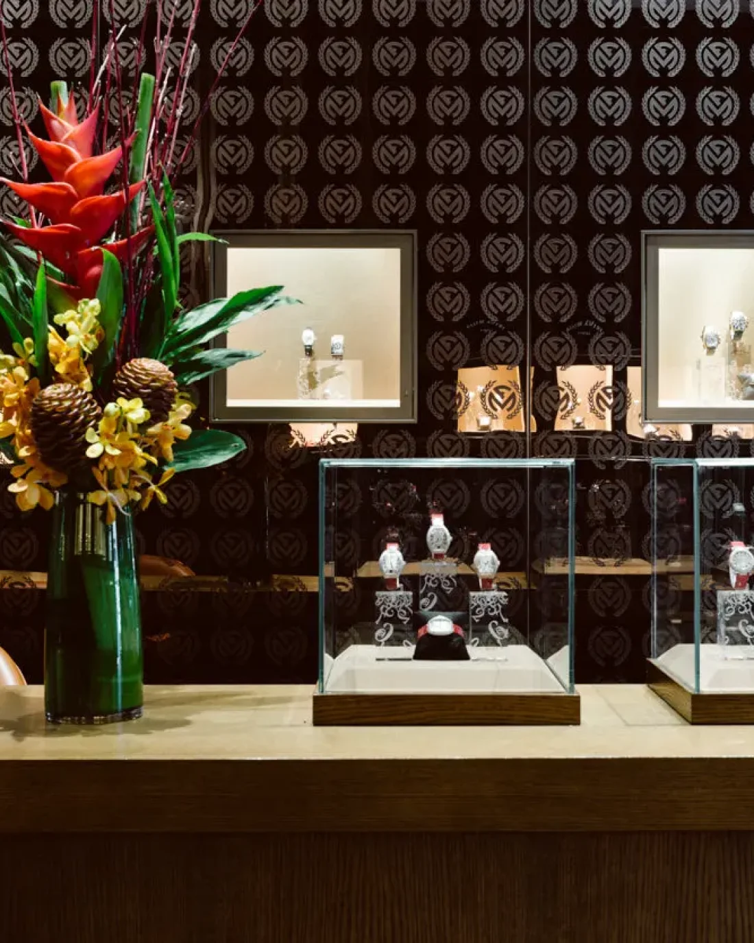 Floral Arrangements in the workspace