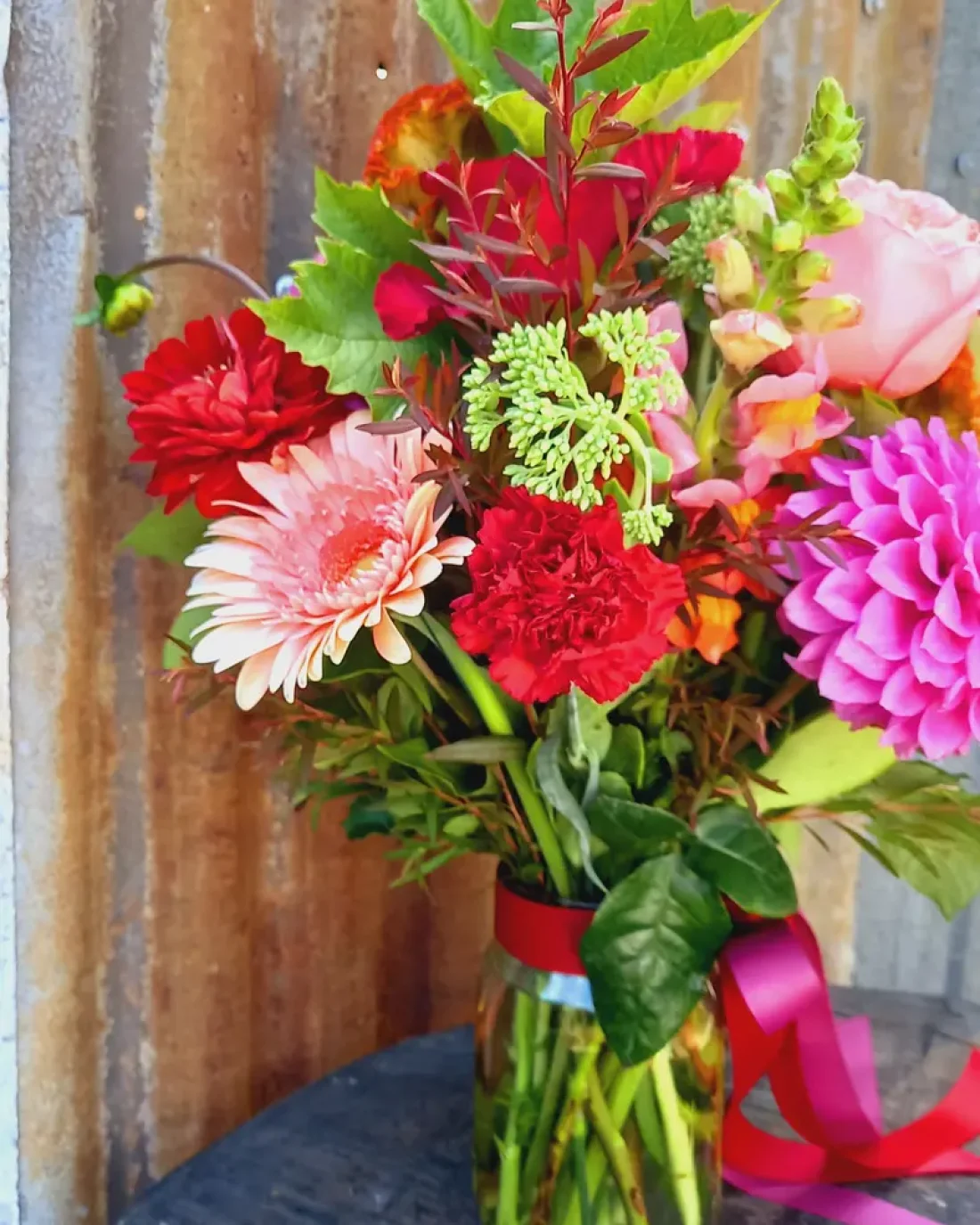 Fresh Posy in jar