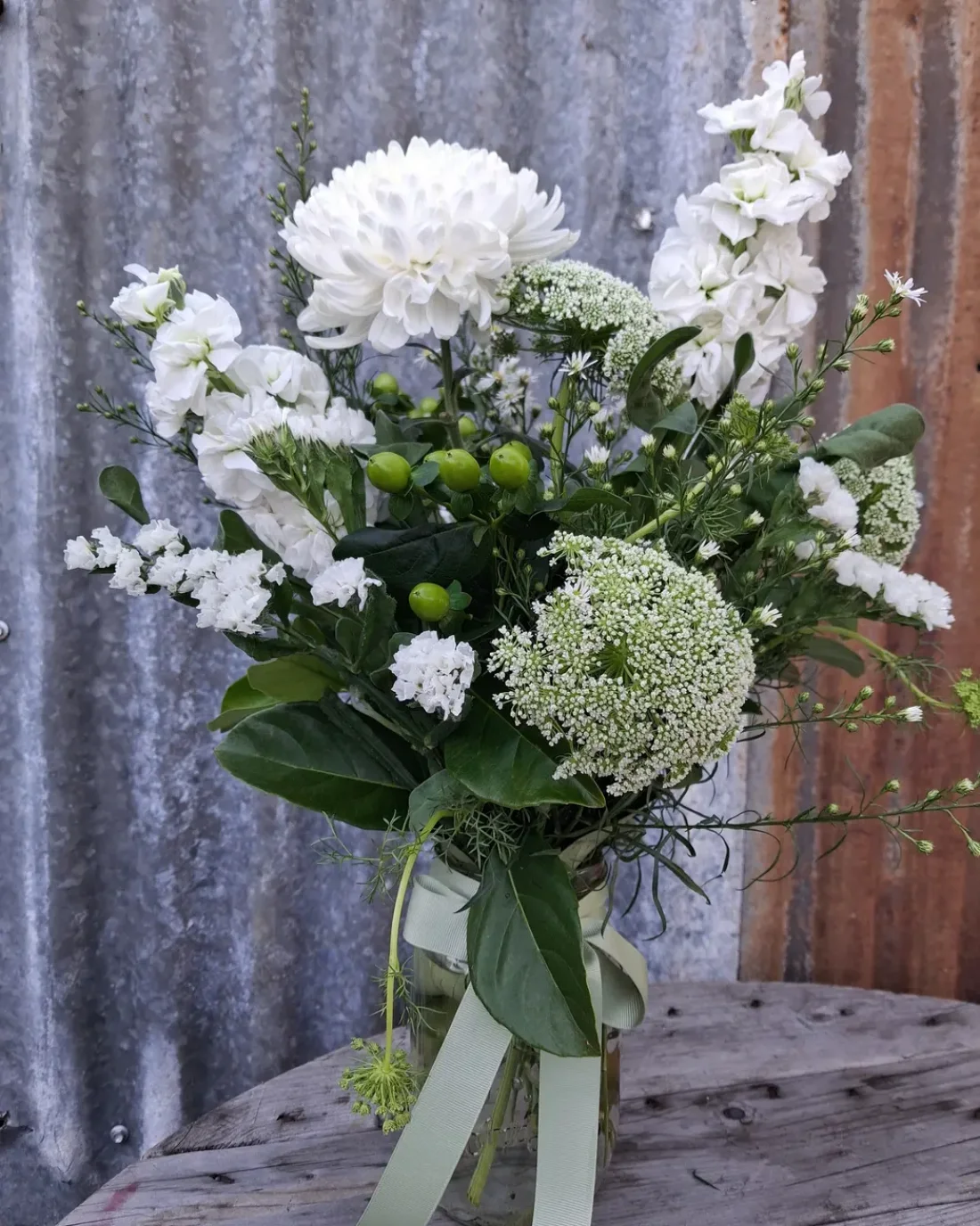 Fresh Posy in jar