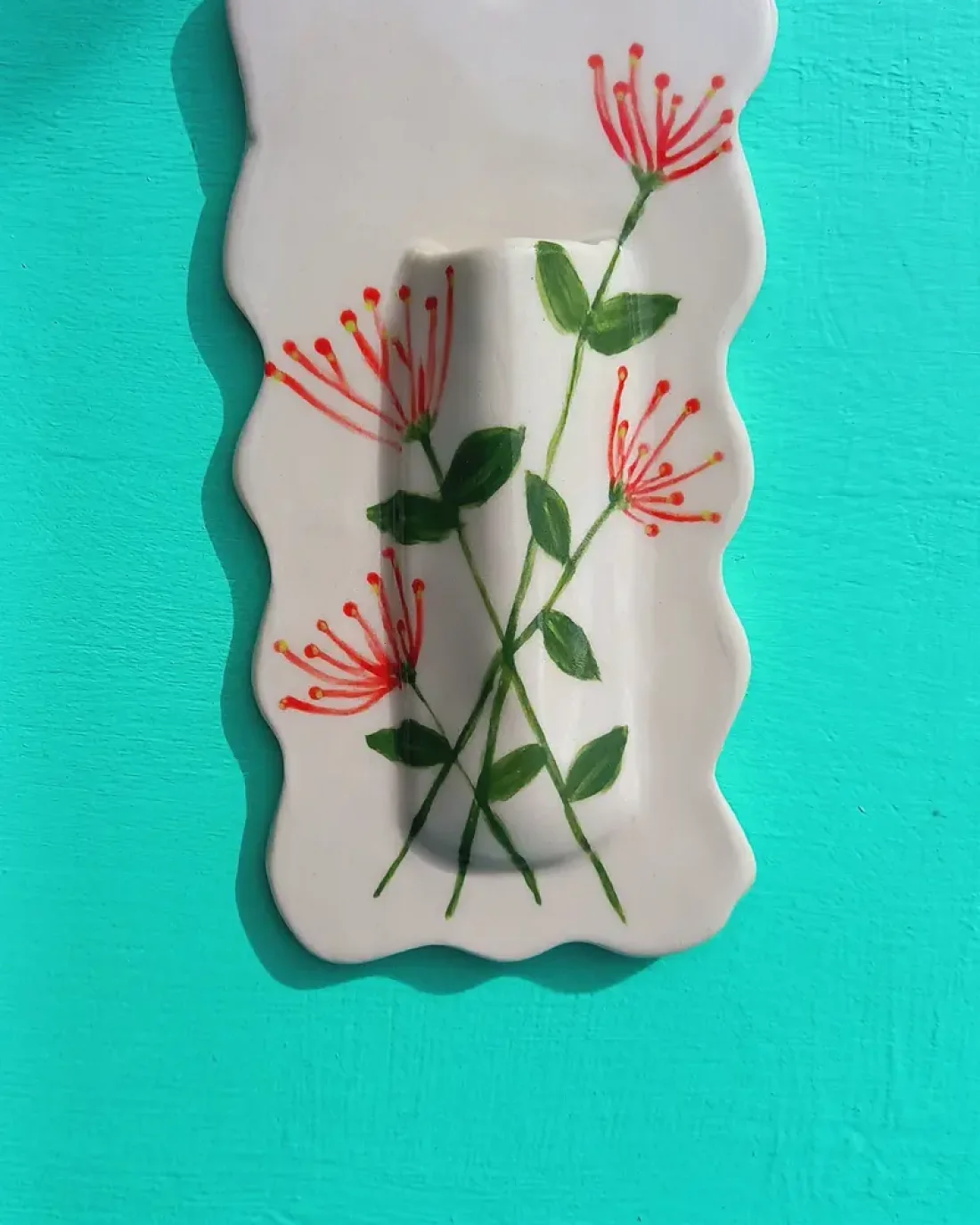 Tiny Wall Vases/ Flowering Gum